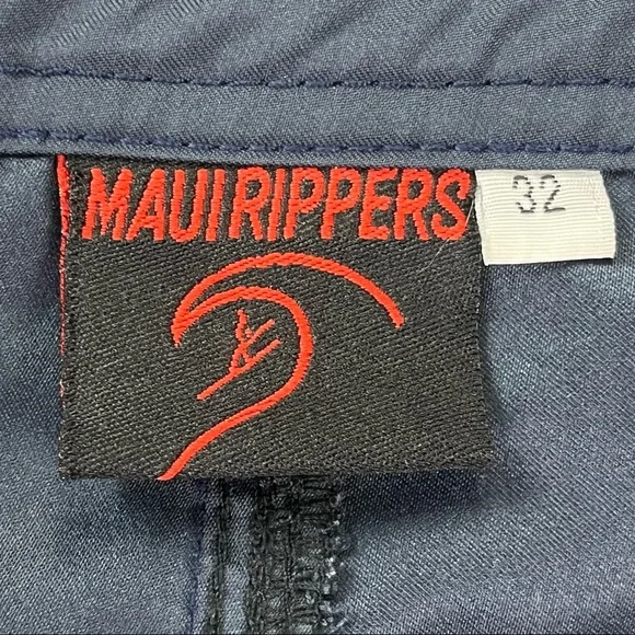 SOLD! Maui Rippers Lifeguard Board Shorts Microfiber - Picture 7 of 10